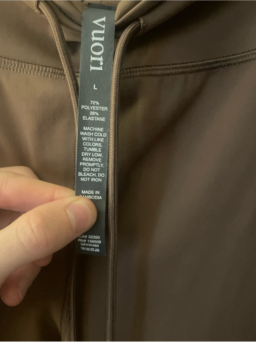 VUORI Daily Wide Leg Pants High Rise Women’s Size L Hazelnut VW489 - Picture 3 of 4